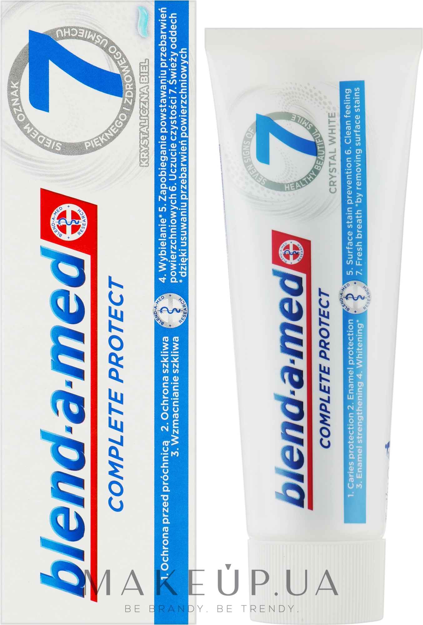 Зубна паста  - Blend-a-med Complete Protect 7 Crystal White Toothpaste — фото 75ml