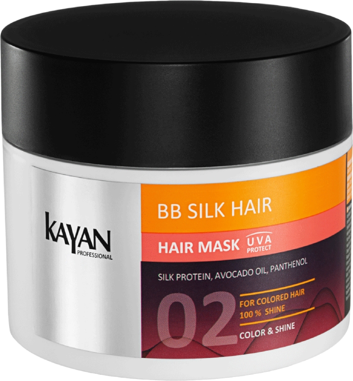 Маска для окрашенных волос - Kayan Professional BB Silk Hair Hair Mask — фото N1