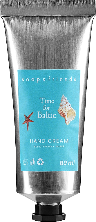 Крем для рук с маслом ши "Время для Балтики" - Soap&Friends Shea Line Time For Baltic Hand Cream — фото N1