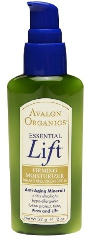 Увлажняющее укрепляющее средство для лица с SPF 15 - Avalon Organics Essential Lift Firming Moisturizer-Broad Spectrum SPF 15