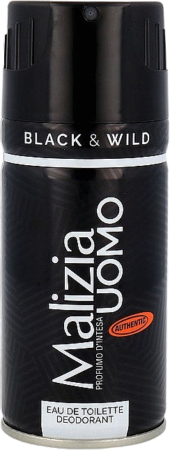Дезодорант-спрей для мужчин - Malizia Uomo Black & Wild Deodorant Spray — фото N1
