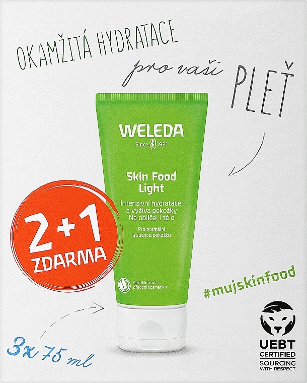 Набір - Weleda Skin Food Light Multipack (3x75ml) — фото N1