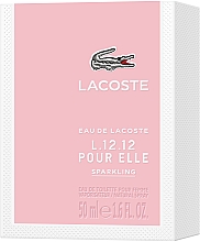 Lacoste Eau De L.12.12 Pour Elle Sparkling - Туалетная вода — фото N3