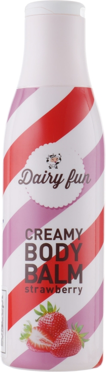 Бальзам для тела "Клубника" - Delia Dairy Fun Creamy Body Balm Strawberry