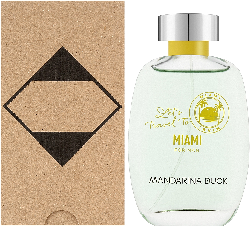 Mandarina Duck Let's Travel To Miami For Man - Туалетная вода (тестер без крышечки) — фото N2