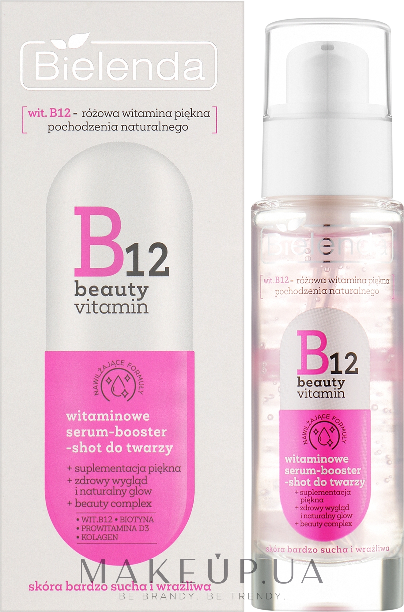 Сироватка-бустер для обличчя - Bielenda B12 Beauty Vitamin Face Booster Serum — фото 30ml