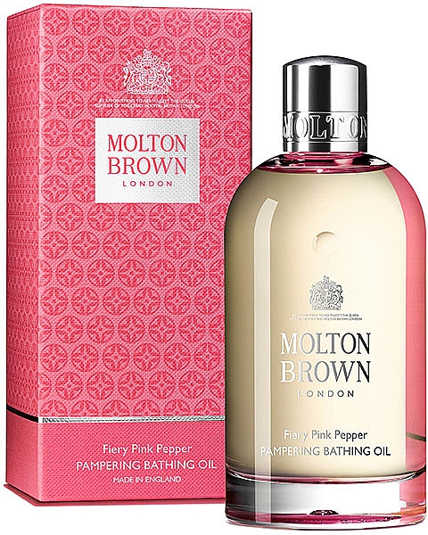 Molton Brown Fiery Pink Pepper Pampering Bathing Oil - Масло для ванны — фото N1