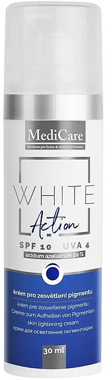 Освітлювальний крем для обличчя - SynCare MediCare White Action Cream SPF10 — фото N1