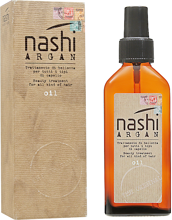 УЦЕНКА Масло косметическое для всех типов волос - Nashi Argan * — фото N4