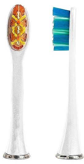 Насадки для электрической зубной щетки, белые, 4 шт - Smiley Pro White — фото N1