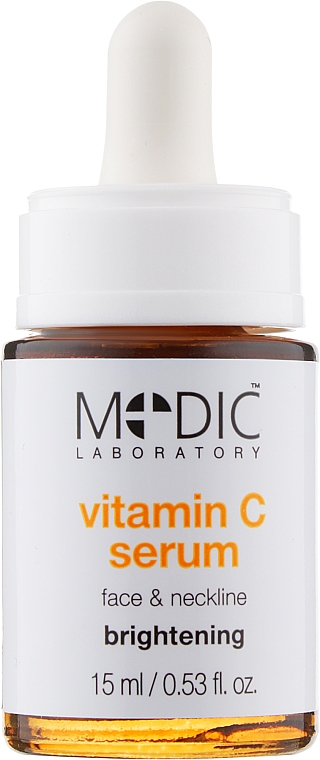 Сироватка для обличчя й шиї з вітаміном С - Pierre Rene Medic Laboratorium Vitamin C Brightening Serum for Face and Neck — фото N3