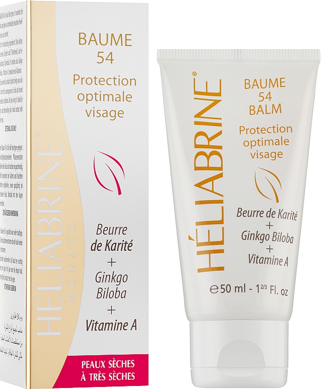 Крем-бальзам для сухої шкіри обличчя - Heliabrine Balm 54 — фото N2