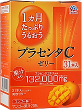 Японська питна плацента у формі желе зі смаком манго - Earth Placenta C Jelly Mango — фото N4