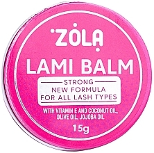 Парфумерія, косметика Клей для ламінування вій - Zola Lami Balm Pink