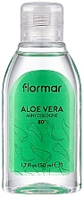 Антисептик для рук "Алое вера" - Flormar Aloe Vera Mini Cologne — фото N1