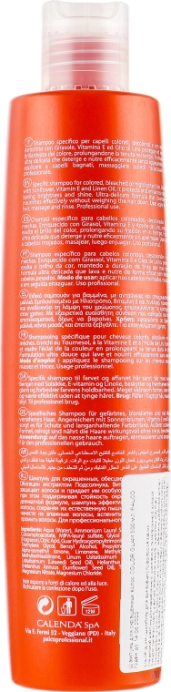 Шампунь для окрашенных волос - Palco Professional Color Glem Shampoo — фото N2
