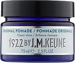 Парфумерія, косметика Помада для укладання чоловічого волосся "Оригінальна" - Keune 1922 Original Pomade Distilled For Men