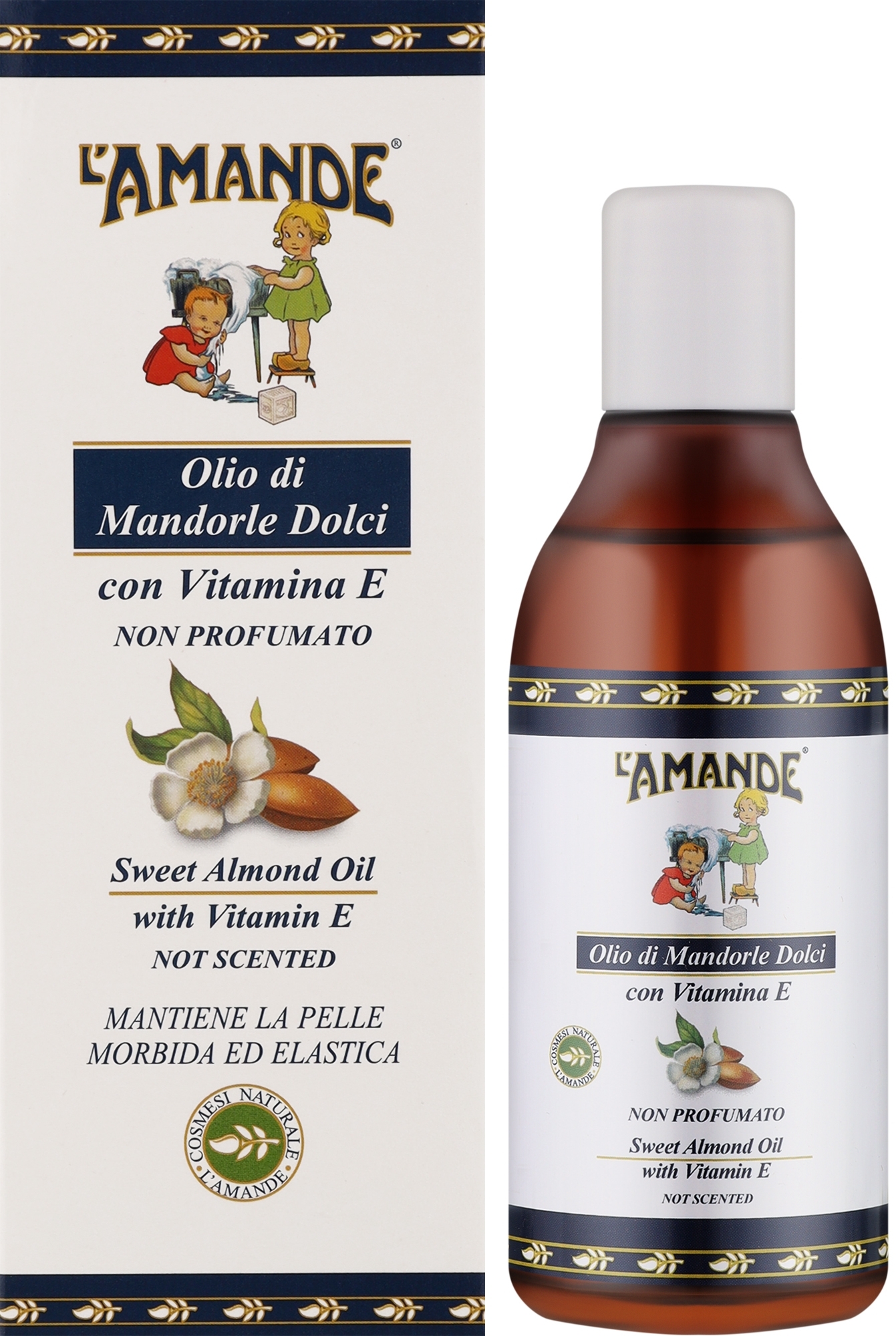 Масло для тела "Миндаль и Витамин Е" - L'Amande Marseille Vitamin E Sweet Almond Body Oil — фото 250ml