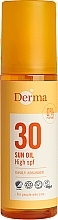 Духи, Парфюмерия, косметика Солнцезащитное масло для тела - Derma Sun Sun Oil SPF30 High