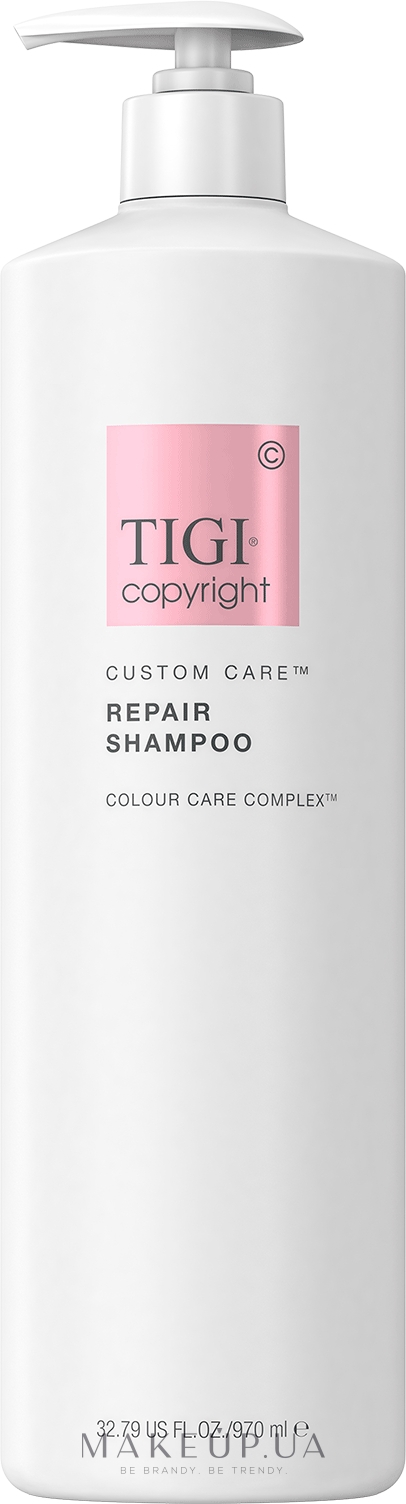 tigi copyright custom care repair shampoo Восстанавливающий шампунь
