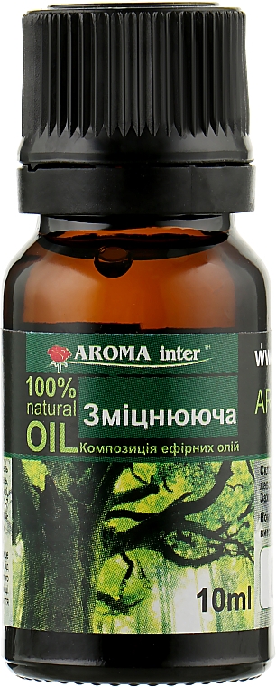 Композиція ефірних олій "Зміцнювальна" - Aroma Inter — фото N1