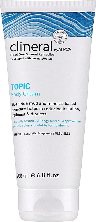 Крем для тіла - Ahava Clineral Topic Body Cream — фото N1