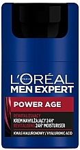 Парфумерія, косметика Зволожувальний крем для обличчя - L'Oreal Paris Men Expert Power Age Revitalizing Moisturizer 24H