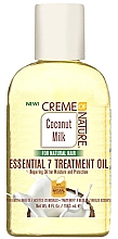 Парфумерія, косметика Олія для волосся - Creme of Nature Coconut Milk Essential 7 Treatment Oil