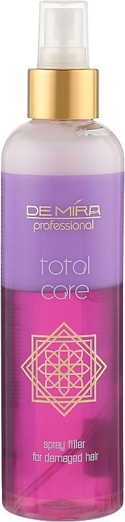 Спрей-филлер для профессионального восстановления поврежденных волос - DeMira Professional Total Care Spray Filler For Damaged Hair — фото N4