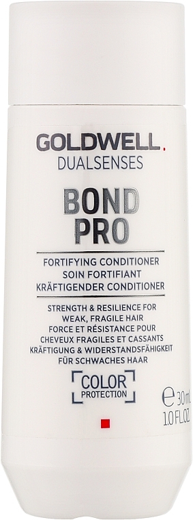 Укрепляющий бальзам для тонких и ломких волос - Goldwell DualSenses Bond Pro Fortifying Conditioner (мини) — фото N1