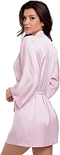Халат женский, розовый "Aesthetic" - MAKEUP Women's Robe Kimono Pink — фото N3