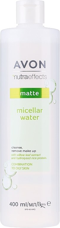 Матирующая мицеллярная вода - Avon Nutra Effects Matte Micellar Water — фото N1