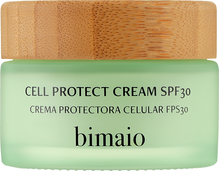 Денний крем SPF30 для обличчя - Bimaio Cell Protect Cream SPF30 — фото N1