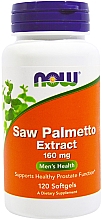 Екстракт пальми сереноа - Now Foods Saw Palmetto Extract, 160mg — фото N3