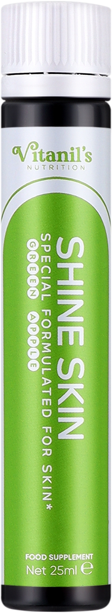 Питна дієтична добавка для ідеальної шкіри - Vitanil's Shine Skin Shot — фото 15x25ml
