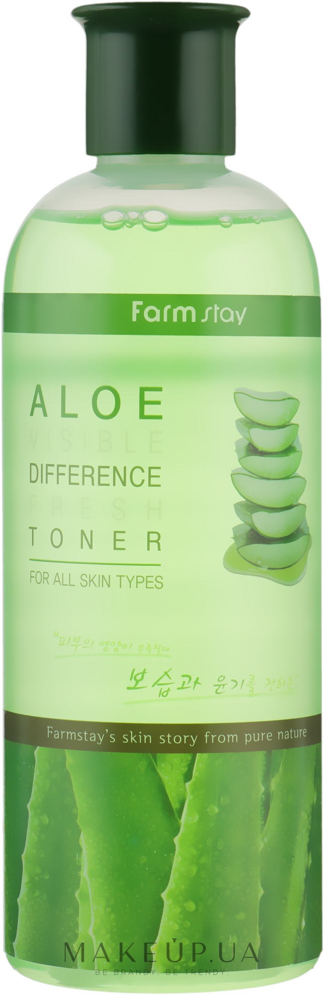 Освежающий тонер для лица с алоэ - FarmStay Aloe Visible Difference Fresh Toner — фото 350ml