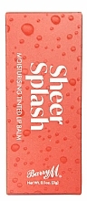 Зволожувальний бальзам для губ - Barry M Sheer Splash Moisturising Tinted Lip Balm — фото N2