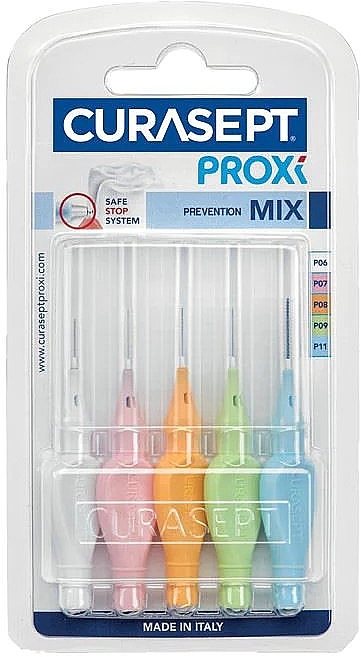 Набор межзубных щеток разных размеров - Curaprox Curasept Proxi Mix Prevention — фото N1