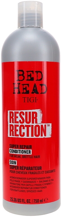 УЦЕНКА Кондиционер для слабых и ломких волос - Tigi Bed Head Resurrection Super Repair Conditioner * — фото N4