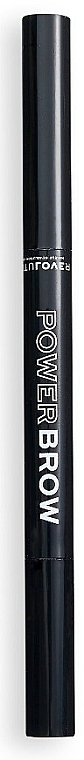 Автоматический двухсторонний карандаш для бровей - Relove By Revolution Power Brow Pencil — фото N2