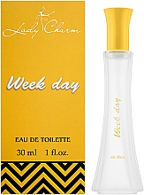 Парфумерія, косметика Aroma Parfume Lady Charm Week Day - Туалетна вода (тестер з кришечкою)