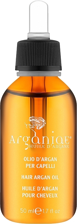 Чистое 100% органическое аргановое масло для всех типов волос - Arganiae L'oro Liquido — фото N3