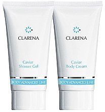 Парфумерія, косметика Набір - Clarena Caviar Clarena (sh/gel/30ml + body/chr/30ml)