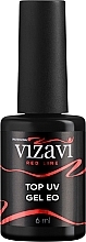 Духи, Парфюмерия, косметика Глянцевый финишный гель - Vizavi Professional Red Line Top UV Gel EO 