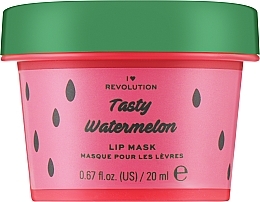 Маска для губ "Смачний кавун" - I Heart Revolution Tasty Watermelon Lip Mask — фото N1