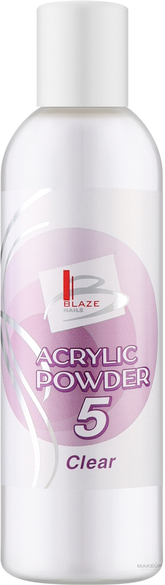 Акриловая пудра - Blaze Nails Powder 5 — фото Clear