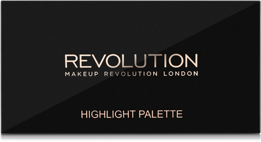 Палітра підкреслювальних хайлайтерів для обличчя - Makeup Revolution Highlighter Palette — фото N2