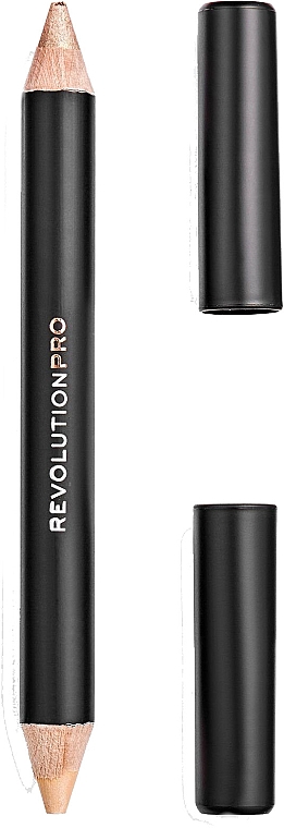 Двухсторонний карандаш для глаз - Revolution Pro Wide Eye Effect Pencil — фото N2