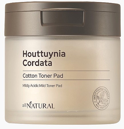 Бавовняні диски для обличчя - All Natural Houttuynia Cordata Cotton Toner Pad — фото N1