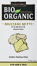 Глина Мултани Митти (Fuler Land) - Indus Valley Bio Organic Multani Mitti Powder — фото N1